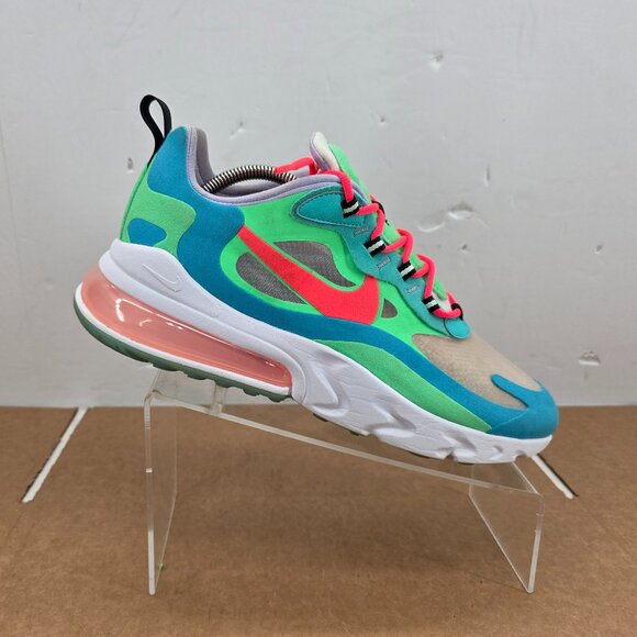 Nike Shoes - Nike Air Max 270 React Women's Electro Green Lagoon Shoes AT6174-300 W 11.5 M 10